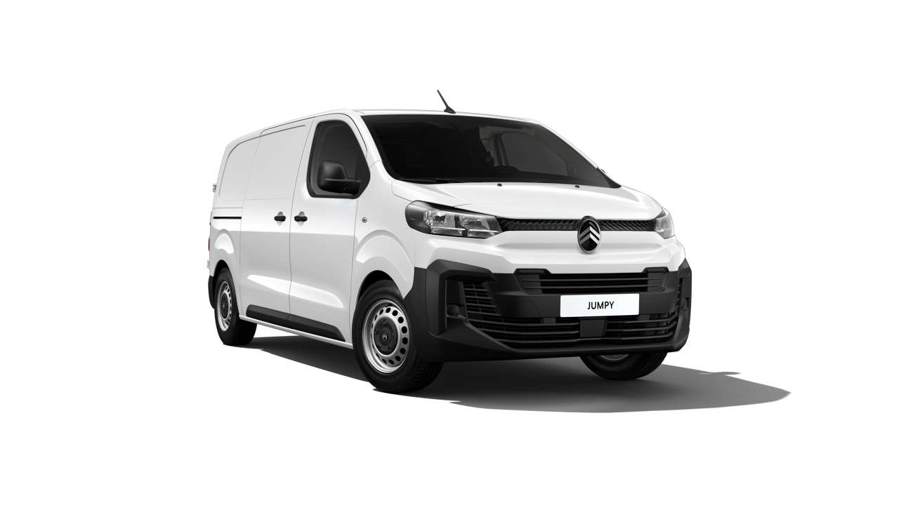 Фургон Citroën Jumpy білого кольору, довжина L2